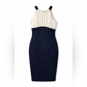 Jones New York Petite Colorblock Halter Sheath Dress – Size 2P